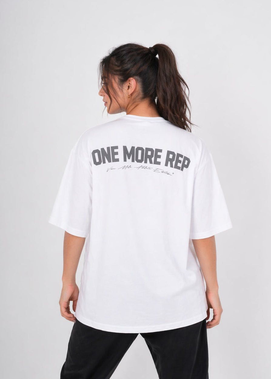 ONEMOREREP™ Oversize Tshirt - White