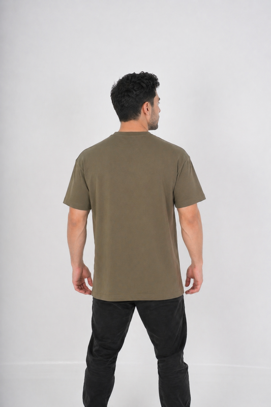 MILESTONE™ Oversize Tshirt - Olive Green