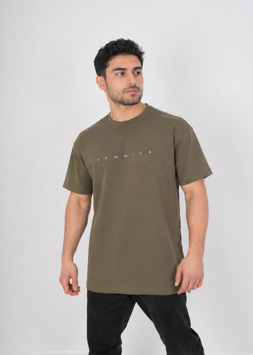 MILESTONE™ Oversize Tshirt - Olive Green