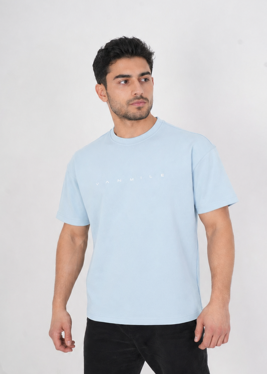 MILESTONE™ Oversize Tshirt - Baby Blue
