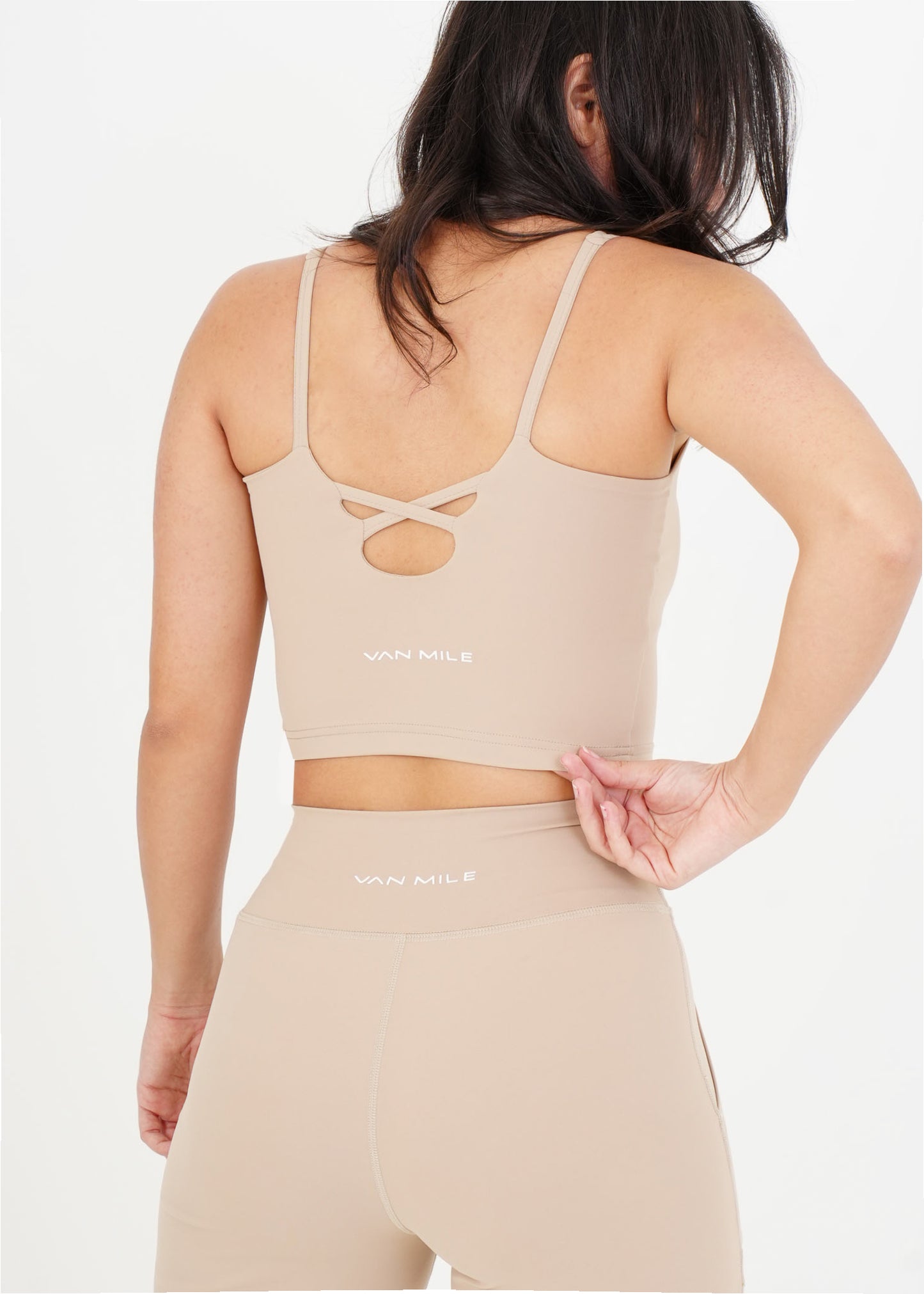 Sculpt™ Crop Top - Beige