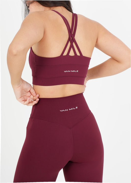 Sculpt™ Sports Bra - Bordeaux