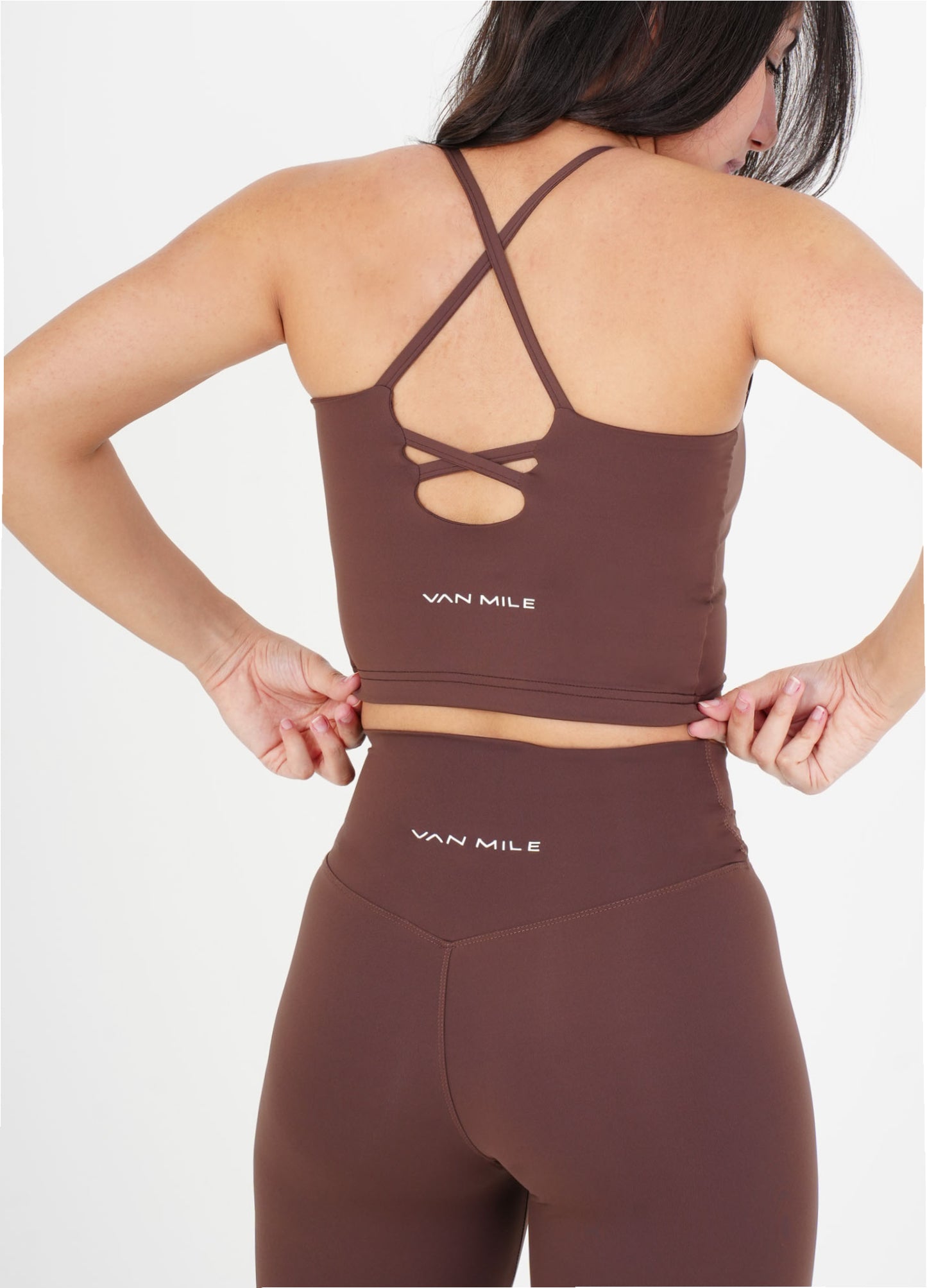 Sculpt™ Crop Top - Brown