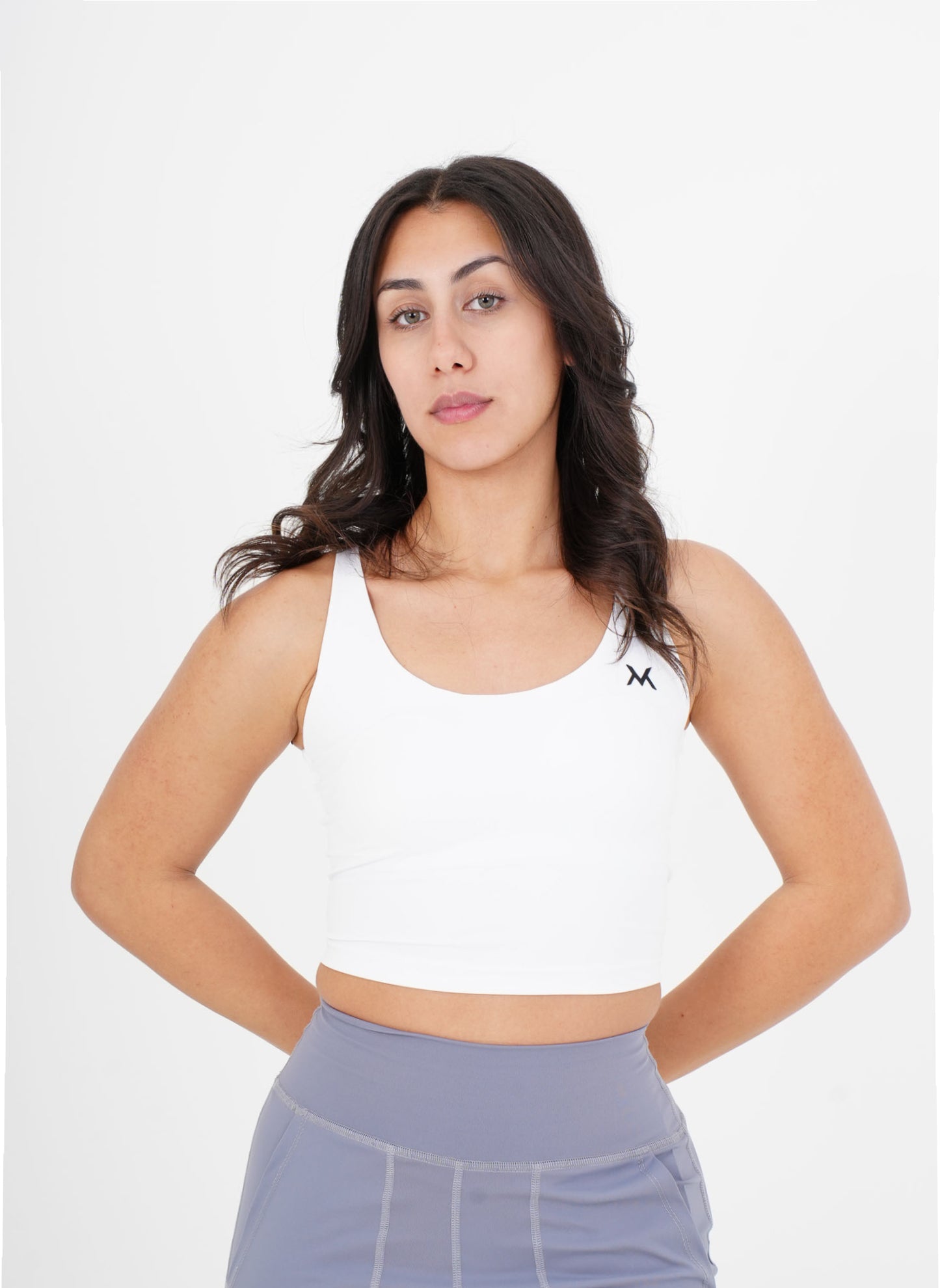 Sculpt™ Crop Top - White
