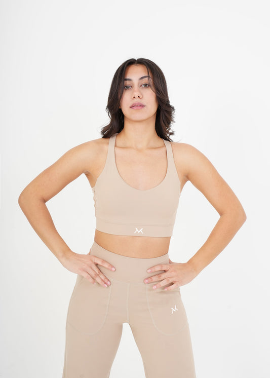 Sculpt™ Sports Bra - Beige