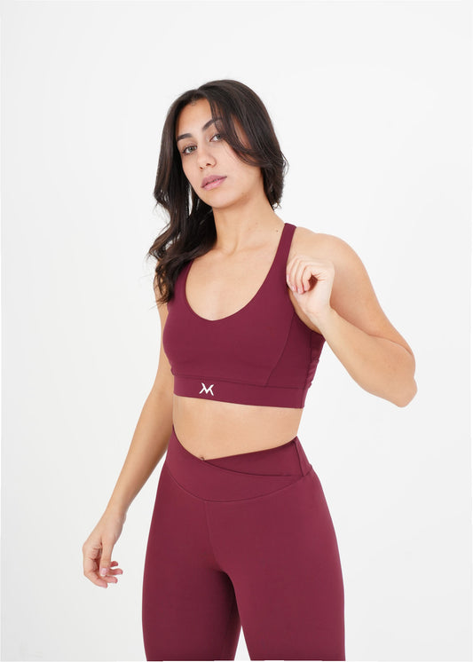 Sculpt™ Sports Bra - Bordeaux