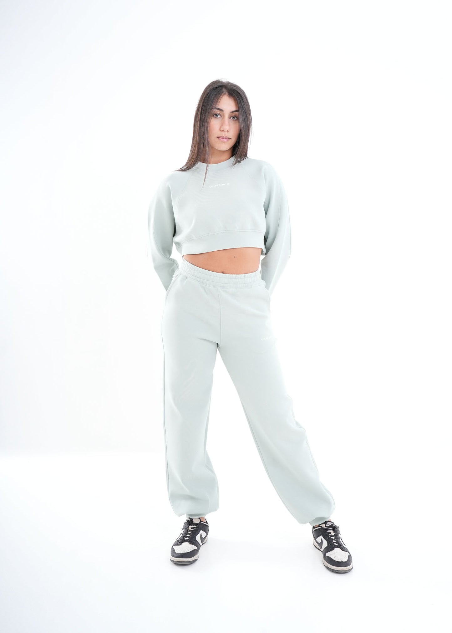 VNML 2 Pcs Crop Set - Mint Green