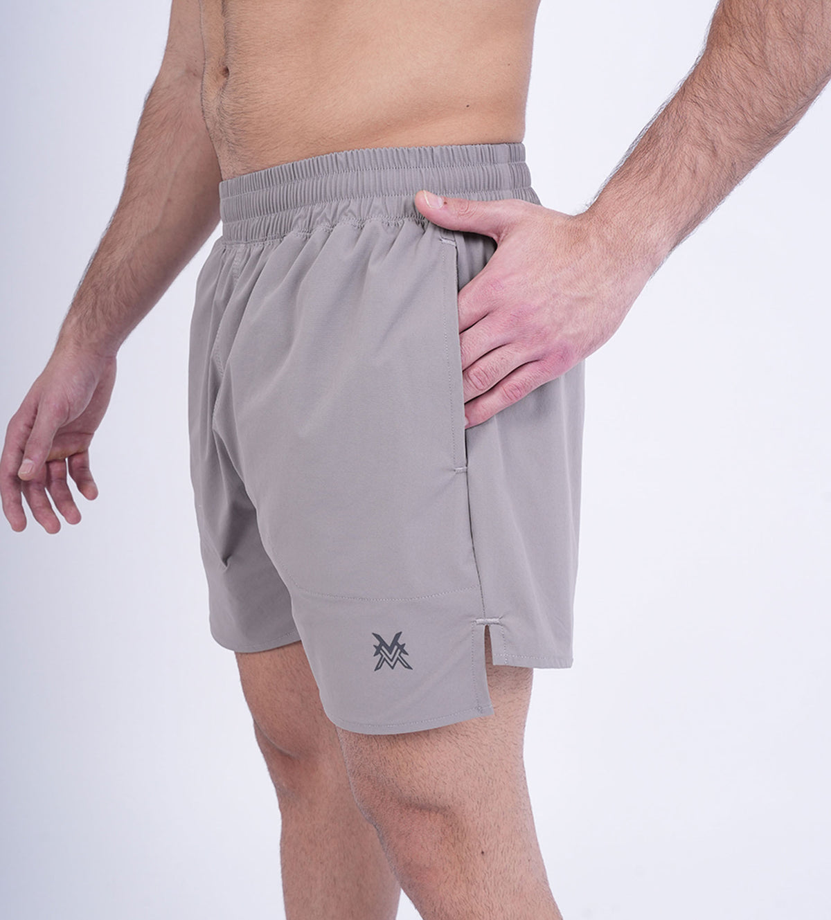 Men's VAN MILE Revive Shorts in Grey – side view