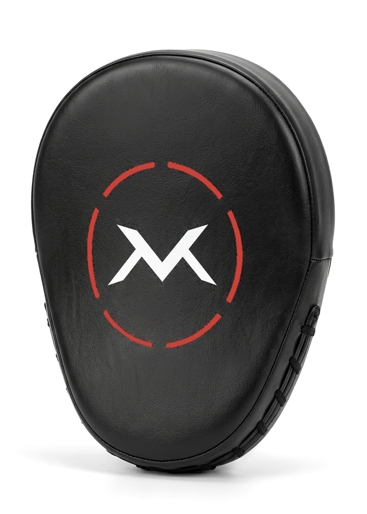 VAN MILE Focus Pads in Black – striking face, front view