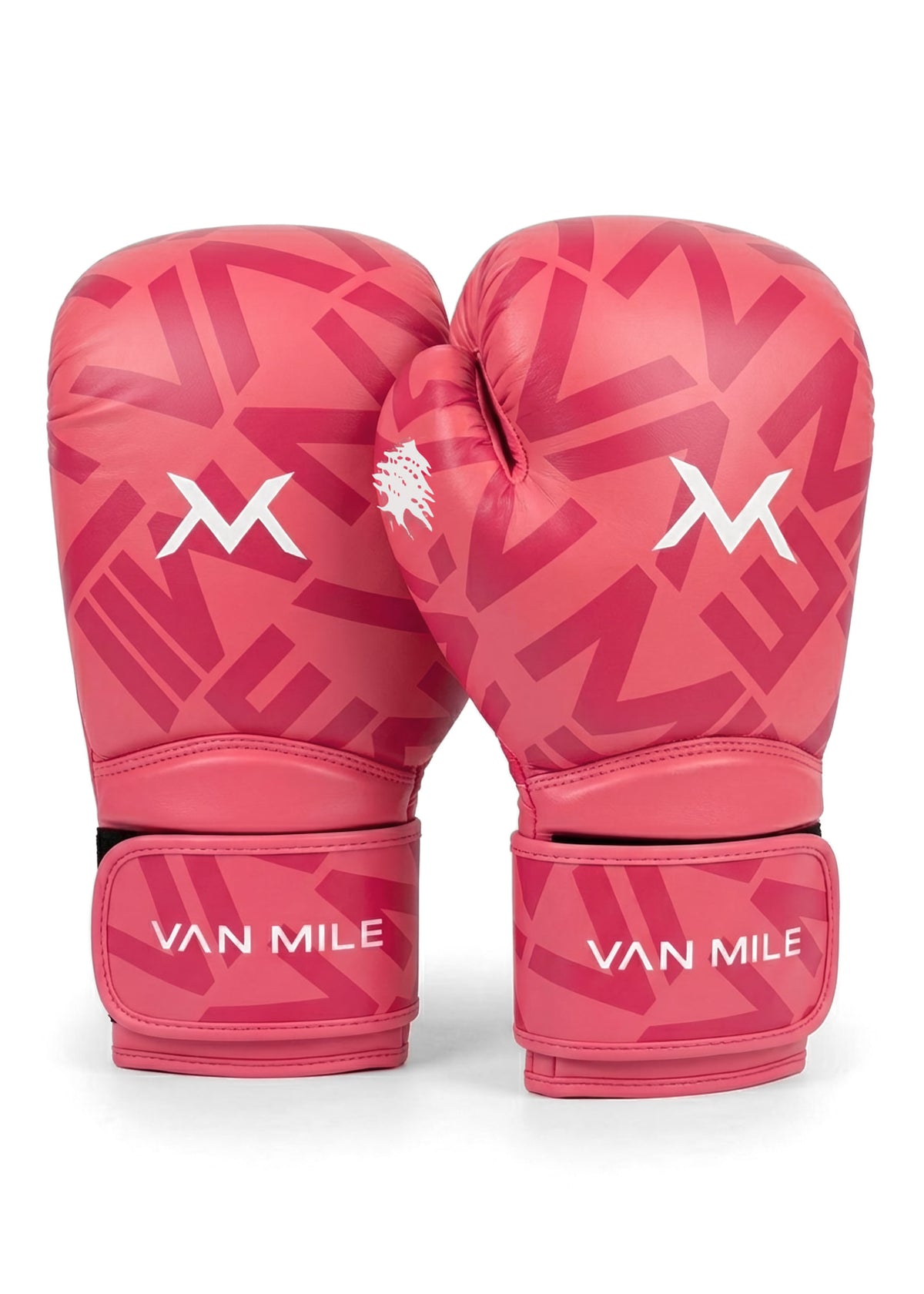 VAN MILE Monogram Boxing Gloves in Pink – the pair