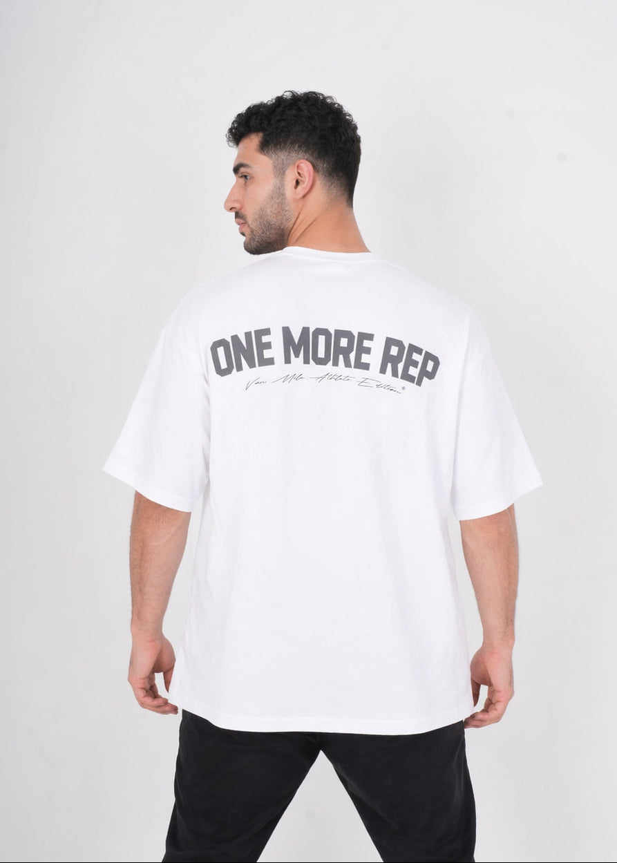 ONEMOREREP™ Oversize Tshirt - White