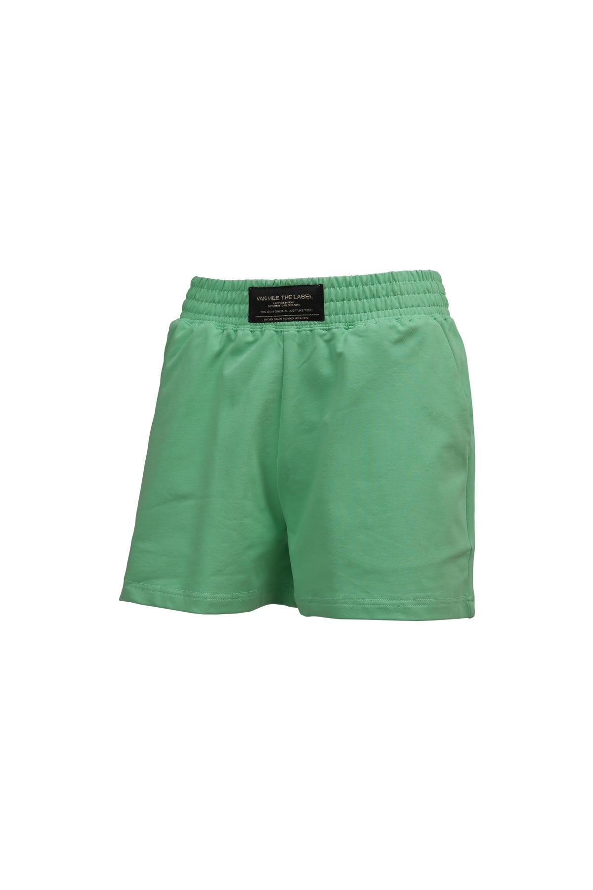 Women's VAN MILE Lounge Shorts in Mint Green – front view