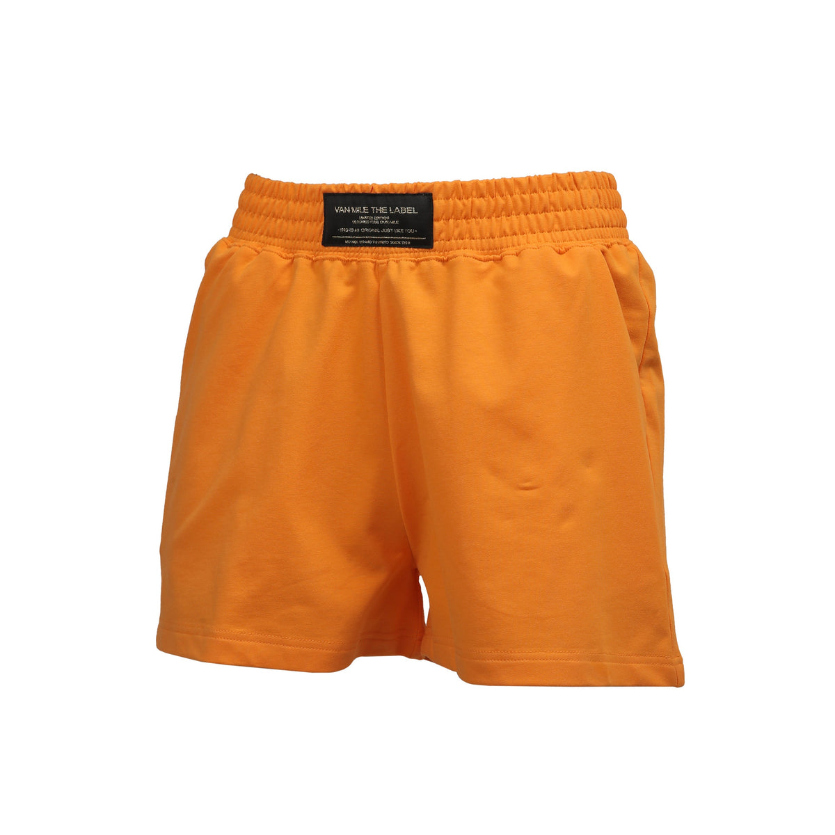 Women's VAN MILE Lounge Shorts in Melon Orange – front view