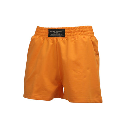 Women's VAN MILE Lounge Shorts in Melon Orange – front view