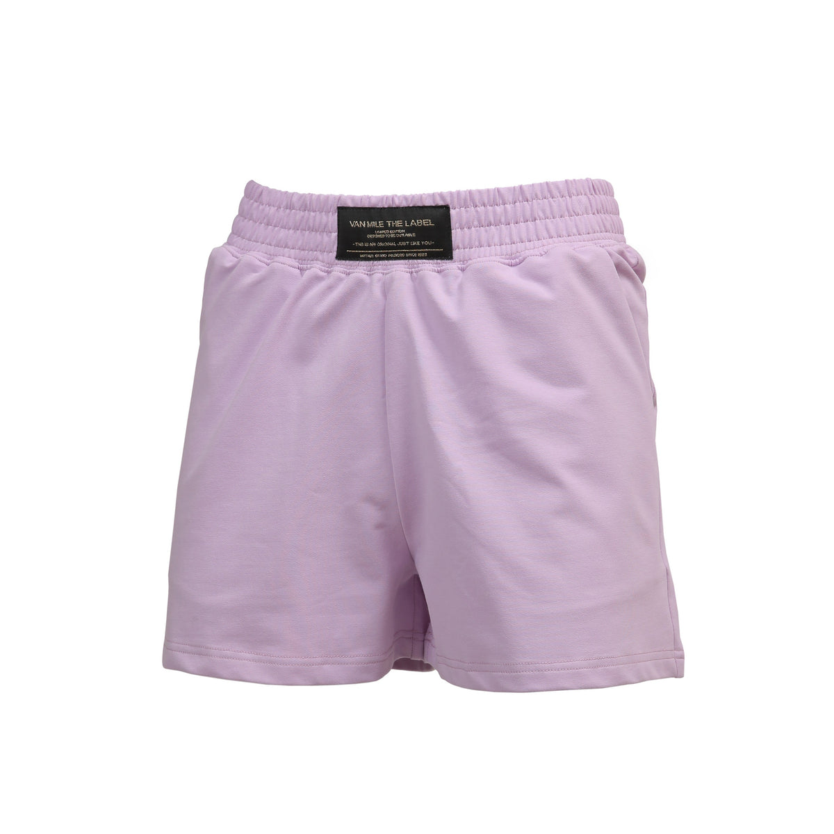 Women's VAN MILE Lounge Shorts in Lilac – front view