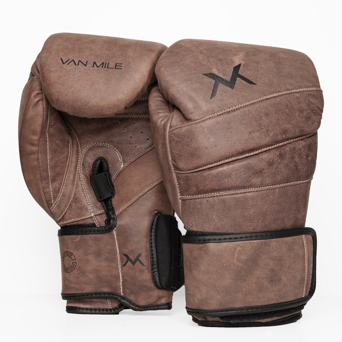 VAN MILE ELITE Boxing Gloves in Vintage – pair shown