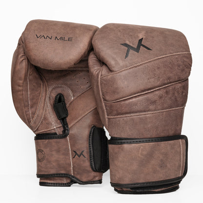 VAN MILE ELITE Boxing Gloves in Vintage – pair shown